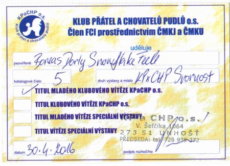 Mladý klubový vítěz KPaCHP